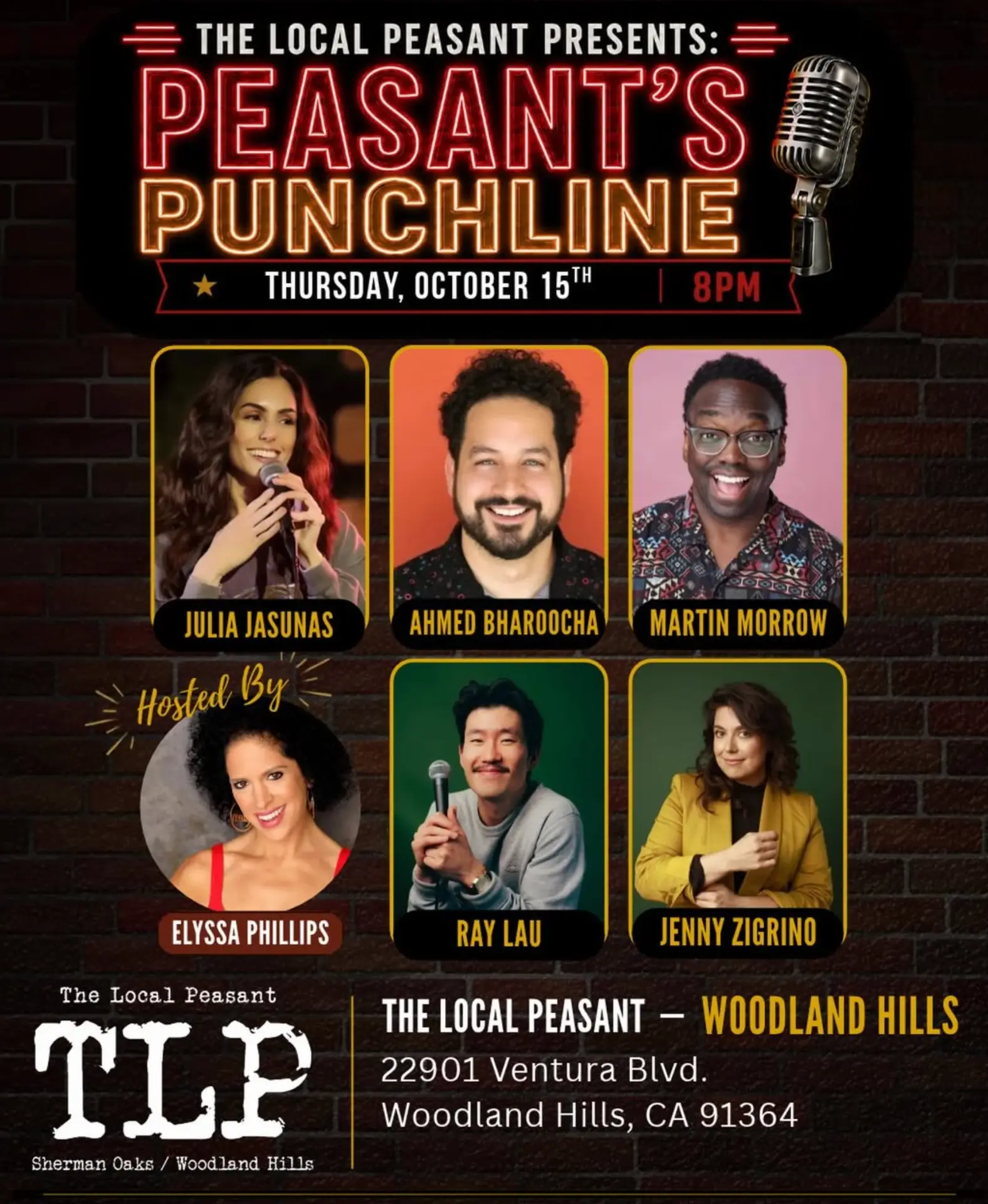 comedy night in woodland hills