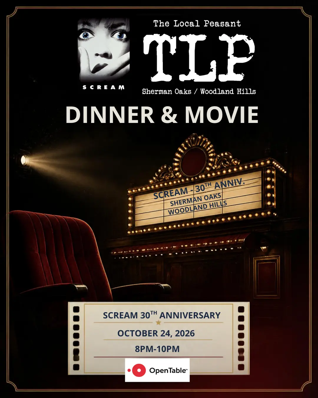 dinner and movie sherman oaks
